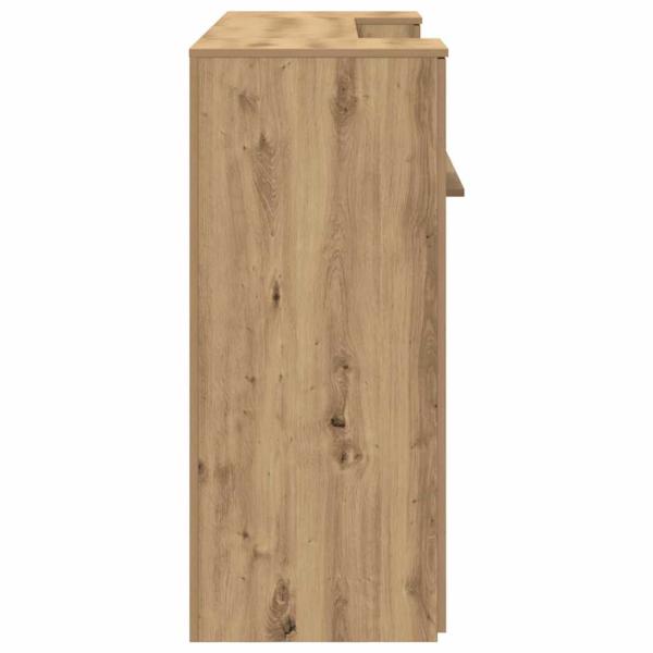 Empfangstheke Artisan-Eiche 180x50x103,5 cm Holzwerkstoff