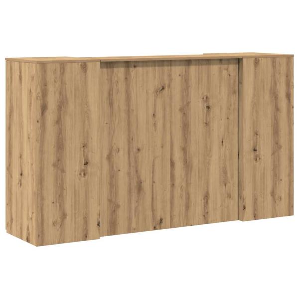 Empfangstheke Artisan-Eiche 180x50x103,5 cm Holzwerkstoff