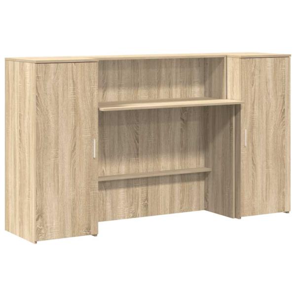 Empfangstheke Sonoma-Eiche 180x50x103,5 cm Holzwerkstoff