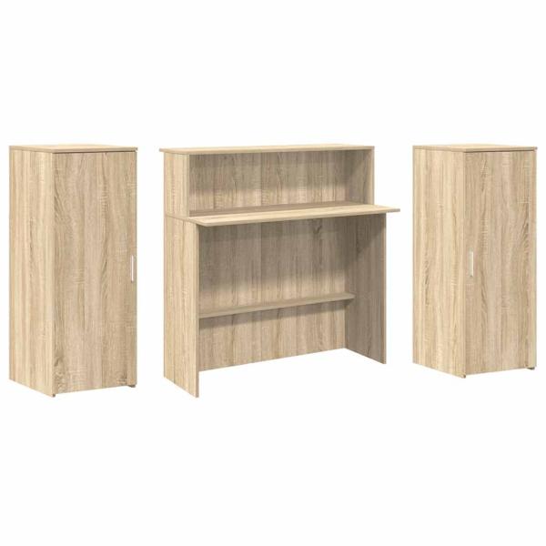 Empfangstheke Sonoma-Eiche 180x50x103,5 cm Holzwerkstoff