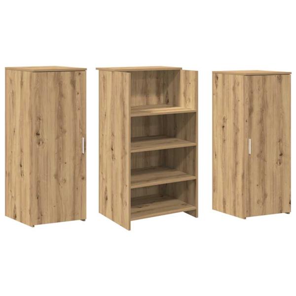 Empfangstheke Artisan-Eiche 135x50x103,5 cm Holzwerkstoff