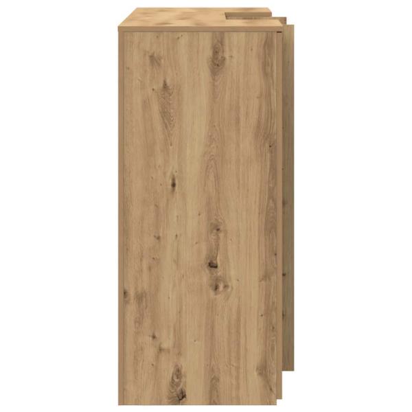 Empfangstheke Artisan-Eiche 135x50x103,5 cm Holzwerkstoff