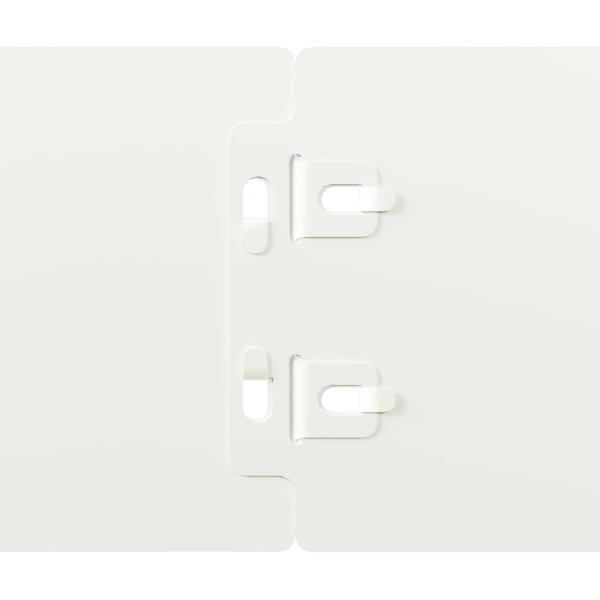 Rasenkanten 50 Stk. Weiß 10x103 cm Kaltgewalzter Stahl