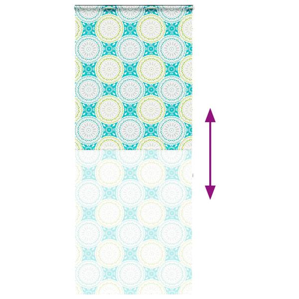 Duschrollo mit Kassette 90x240 cm Stoffbreite 86 cm