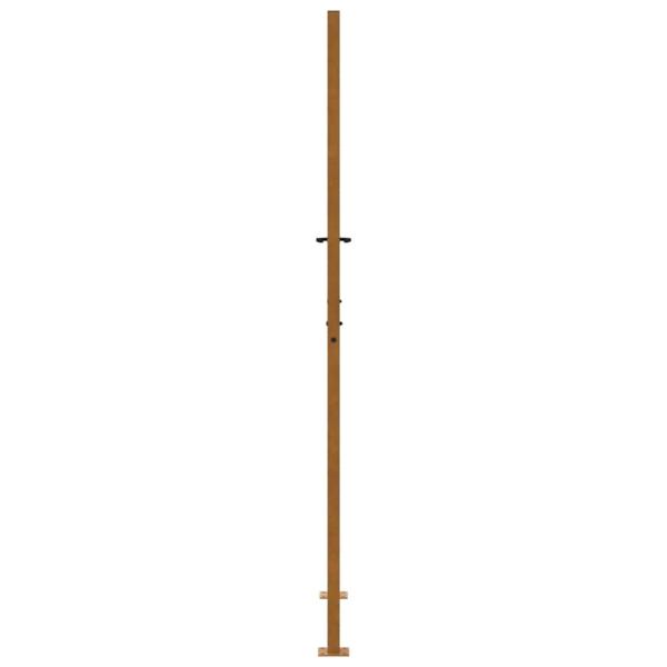 Gartentor 100x200 cm Verwitterungsstahl Kreuzdesign
