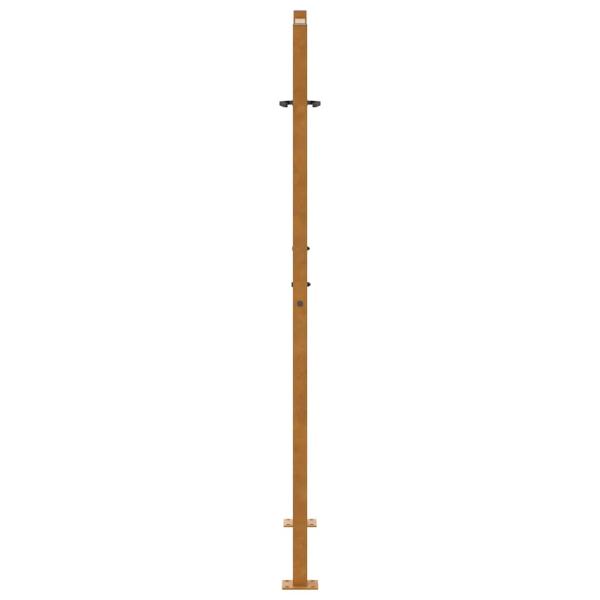 Gartentor 105x155 cm Wetterfester Stahl Lichtdesign