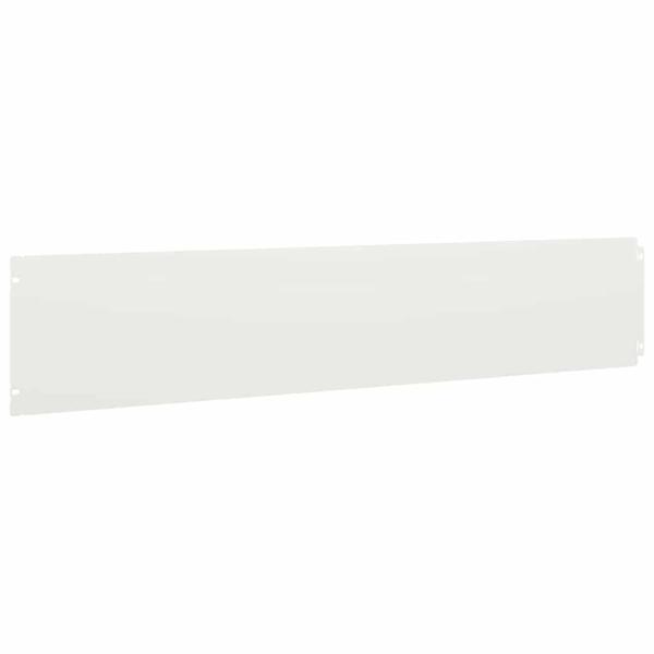Rasenkanten 30 Stk. Weiß 20x103 cm Kaltgewalzter Stahl