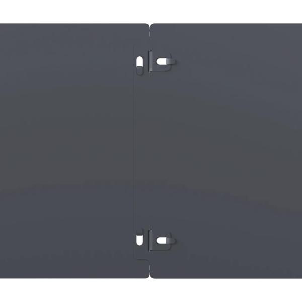 Rasenkanten 10 Stk. Anthrazit 20x103 cm Kaltgewalzter Stahl
