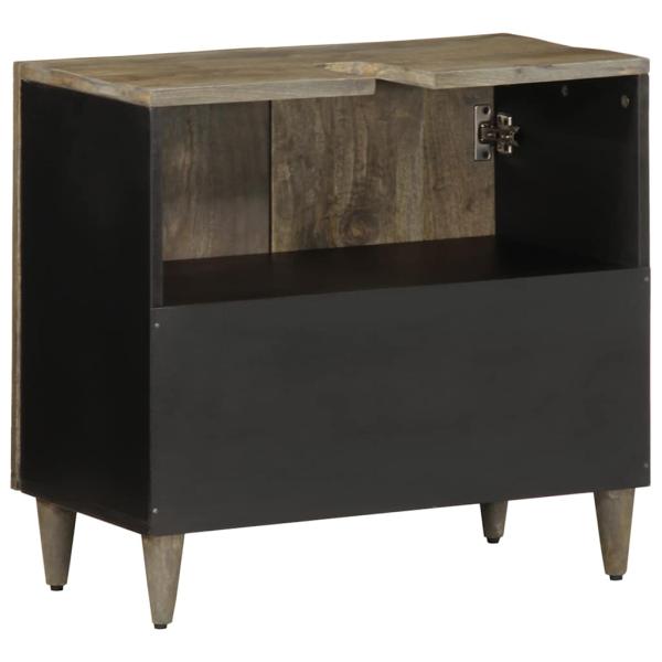 ARDEBO.de - Waschbeckenunterschrank 62x33x58 cm Massivholz Mango