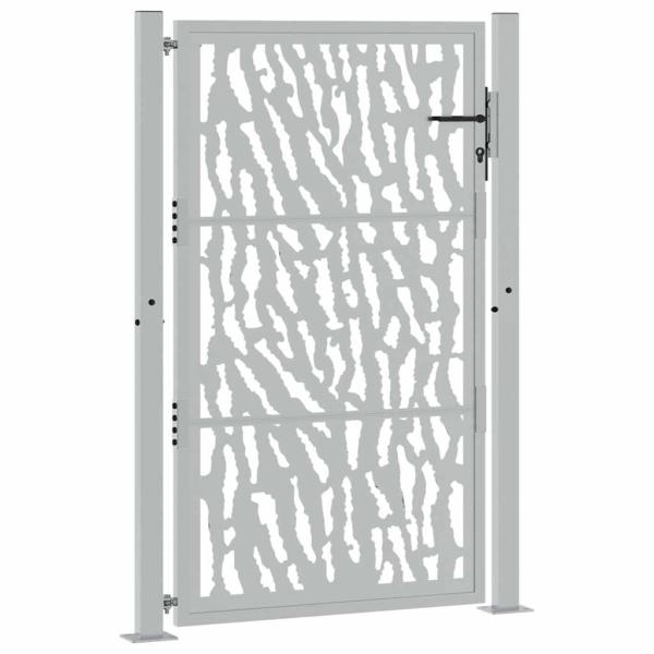 Gartentor 100x150 cm Verwitterungsstahl Trace-Design