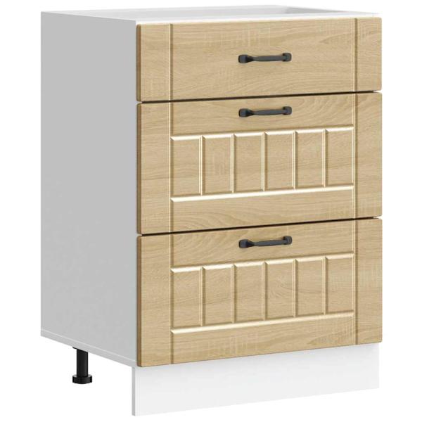 ARDEBO.de - Küchen-Unterschrank Lucca Sonoma-Eiche Holzwerkstoff