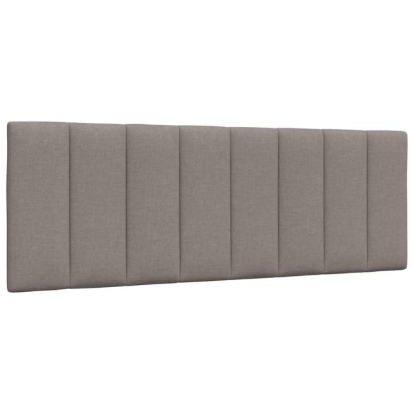Bettgestell ohne Matratze Taupe 120x200 cm Stoff