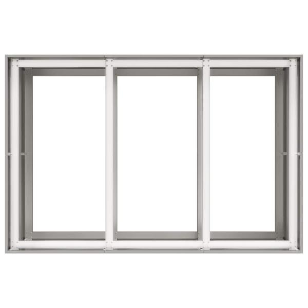 Pflanzkübel 120x80x80 cm Edelstahl