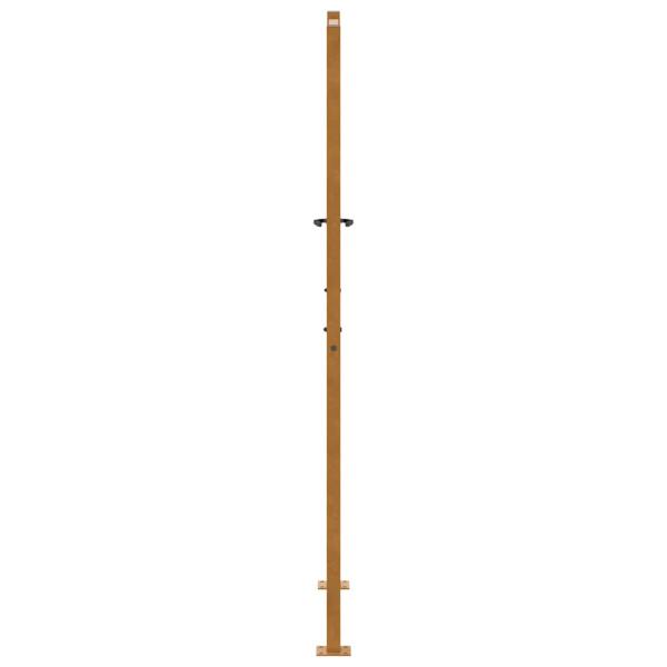 Gartentor 105x180 cm Wetterfester Stahl Lichtdesign