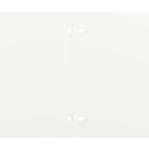 Rasenkanten 10 Stk. Weiß 20x103 cm Kaltgewalzter Stahl