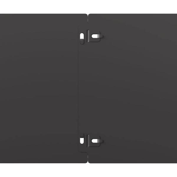 Rasenkanten 30 Stk. Schwarz 20x103 cm Kaltgewalzter Stahl