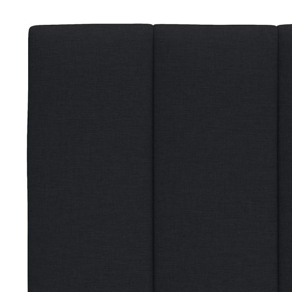 Bettgestell ohne Matratze Schwarz 90x190 cm Stoff