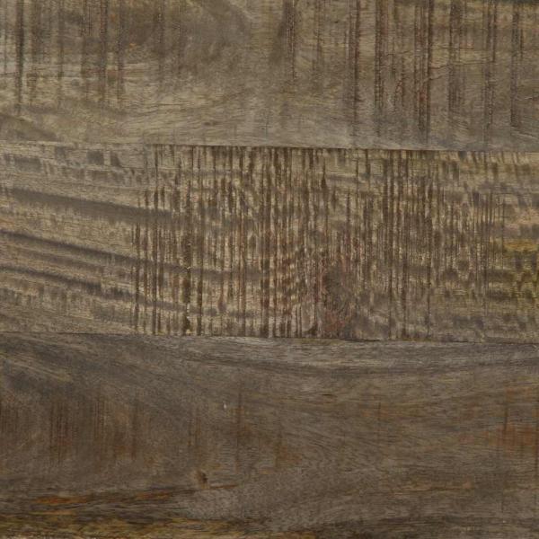 Couchtisch Hellgrau 100x54x40 cm Massivholz Mango