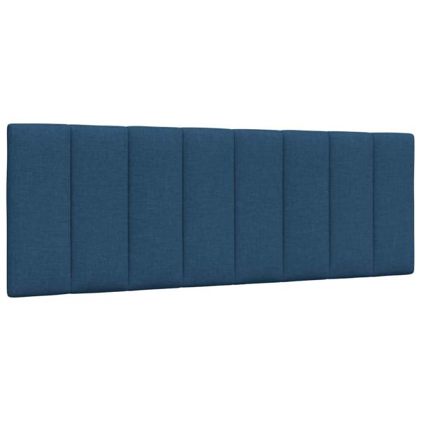 Bettgestell ohne Matratze Blau 140x200 cm Stoff