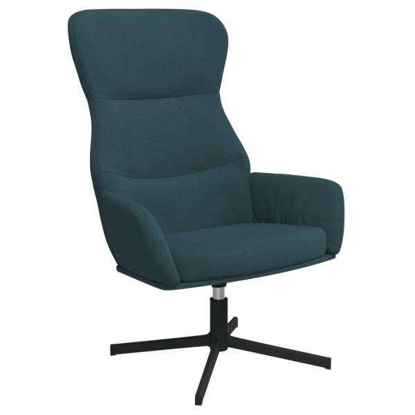 Relaxsessel Blau Samt