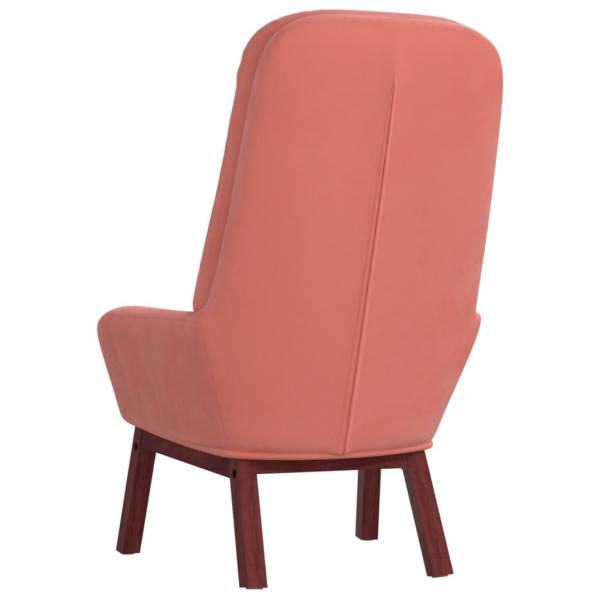 Relaxsessel Rosa Samt