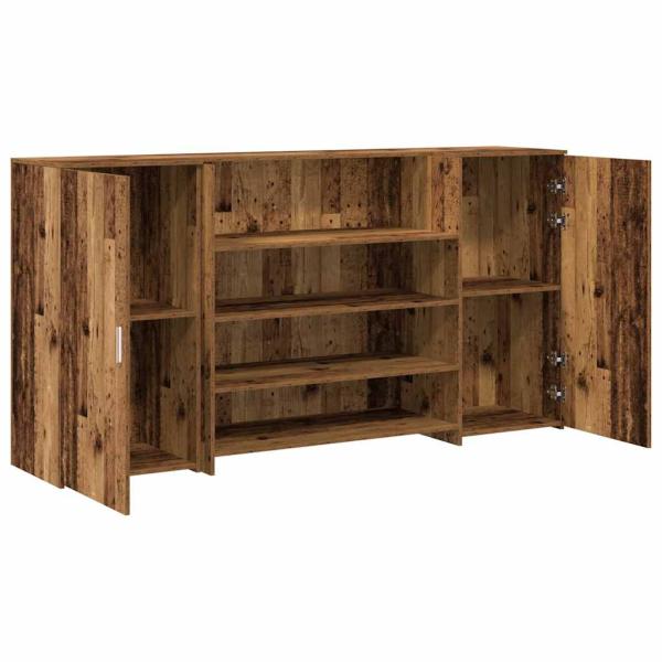 Empfangstheke Altholz-Optik 200x50x103,5 cm Holzwerkstoff