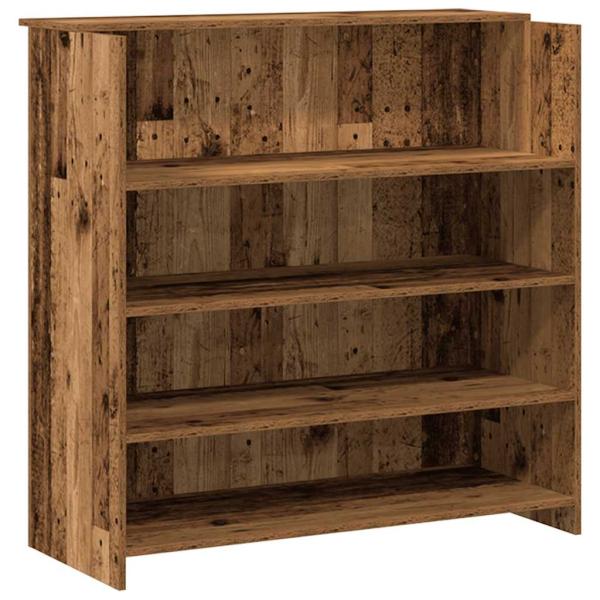 Empfangstheke Altholz-Optik 200x50x103,5 cm Holzwerkstoff