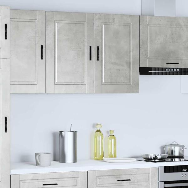 Küchen-Hängeschrank Porto Betongrau Holzwerkstoff