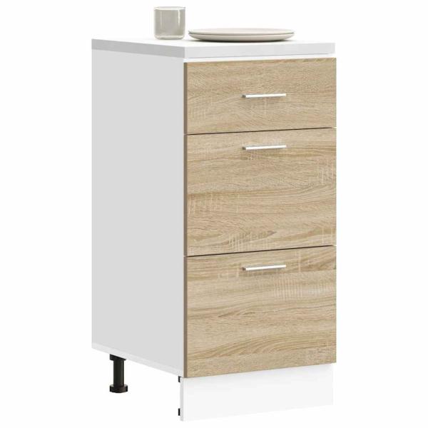 ARDEBO.de - Unterschrank Sonoma-Eiche 40x46x81,5 cm Holzwerkstoff