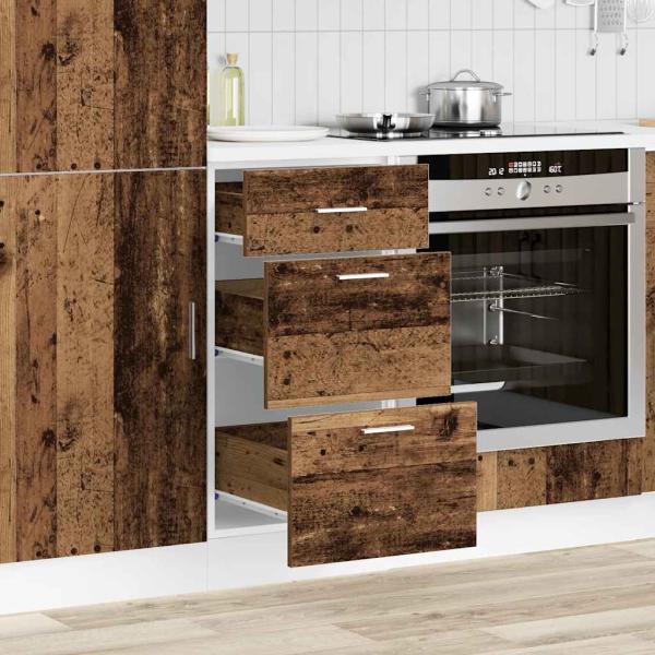 Unterschrank Altholz-Optik 40x46x81,5 cm Holzwerkstoff