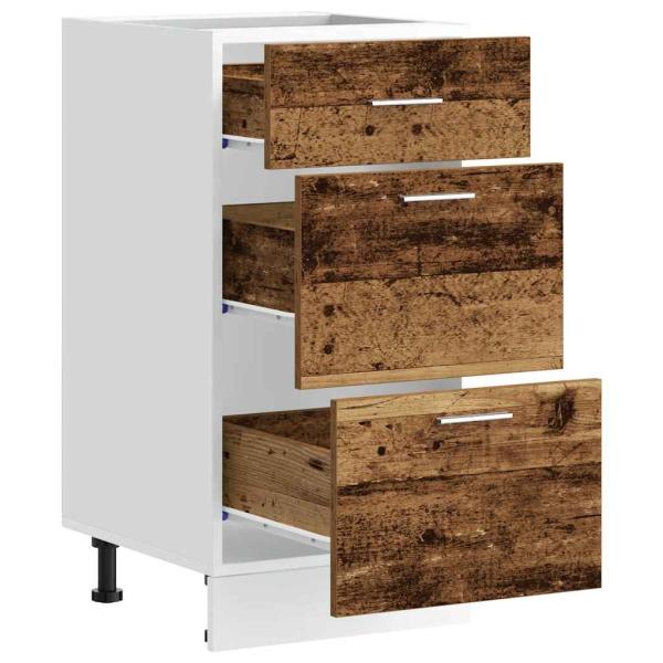 Unterschrank Altholz-Optik 40x46x81,5 cm Holzwerkstoff