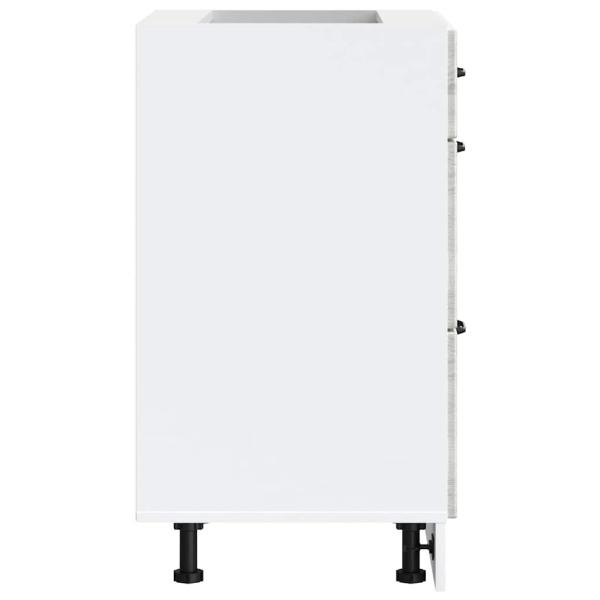 Küchenunterschrank Kalmar Grau Sonoma Holzwerkstoff