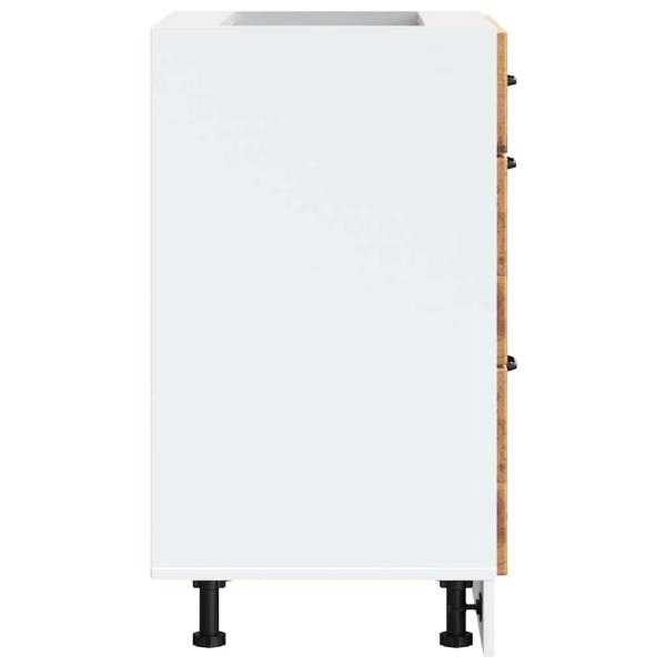 Küchenunterschrank Kalmar Altholz-Optik Holzwerkstoff