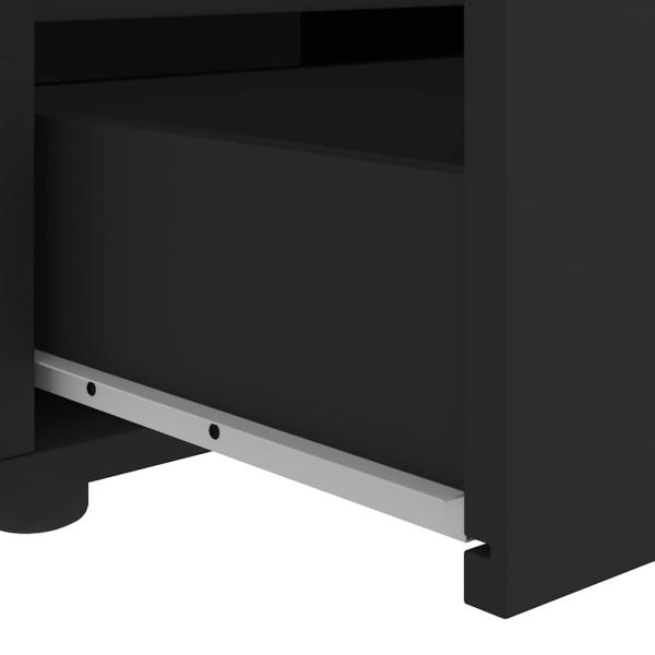 TV-Schrank VISNES Schwarz 100x40x38 cm Holzwerkstoff