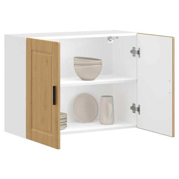 ARDEBO.de - Küchen-Hängeschrank Porto Artisan-Eiche Holzwerkstoff