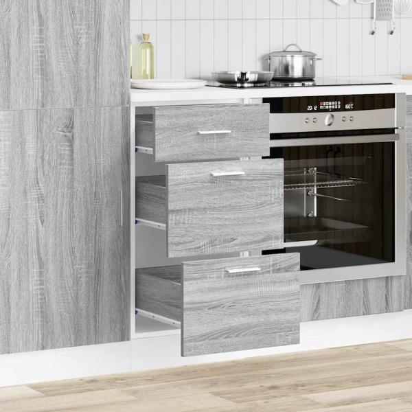 Unterschrank Grau Sonoma 40x46x81,5 cm Holzwerkstoff