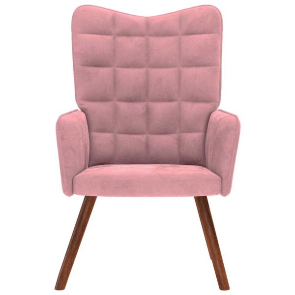 ARDEBO.de - Relaxsessel Rosa Samt