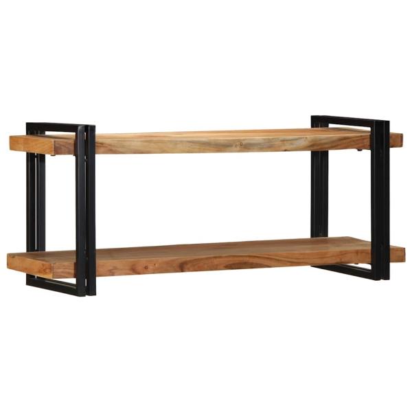 ARDEBO.de - Wandregal 110x33x45 cm Massivholz Akazie