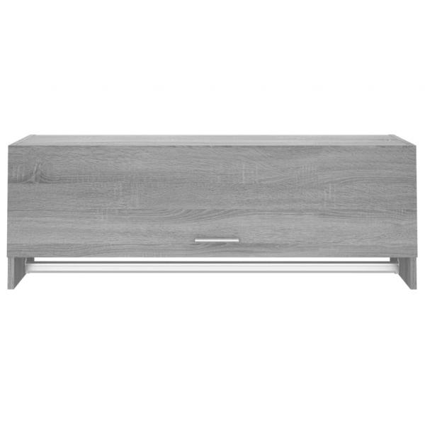 Kleiderschrank Grau Sonoma 100x32,5x35 cm Holzwerkstoff