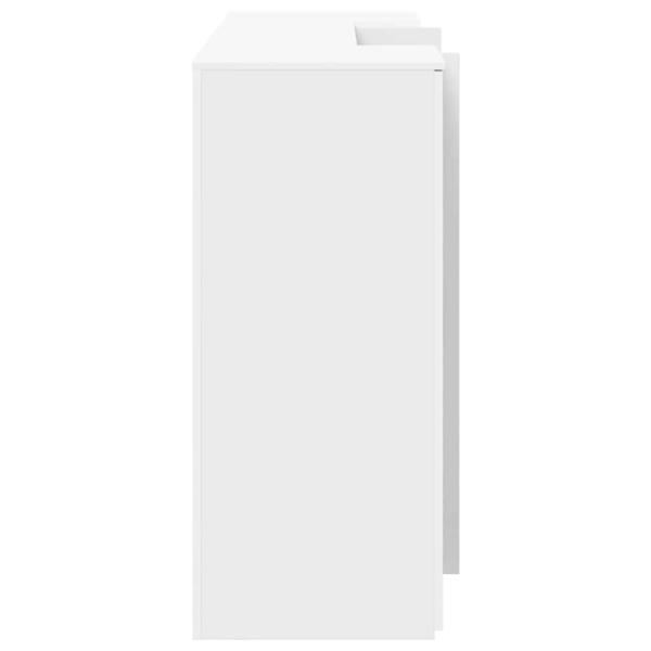 Empfangstheke Weiß 200x50x103,5 cm Holzwerkstoff