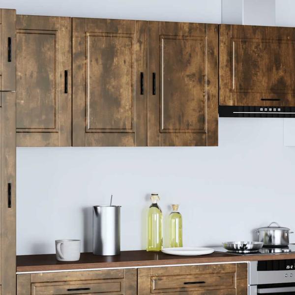 Küchen-Hängeschrank Porto Räuchereiche Holzwerkstoff