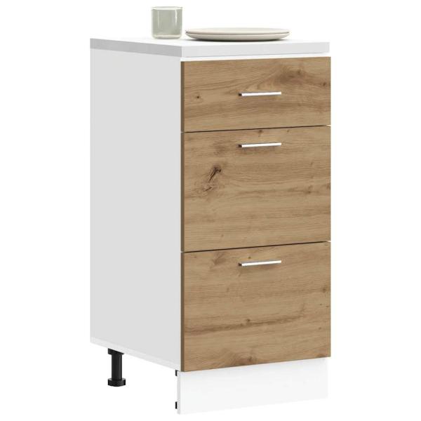 ARDEBO.de - Unterschrank Artisan-Eiche 40x46x81,5 cm Holzwerkstoff