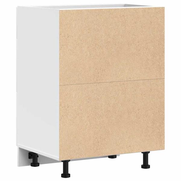 Küchenunterschrank Weiß Holzwerkstoff