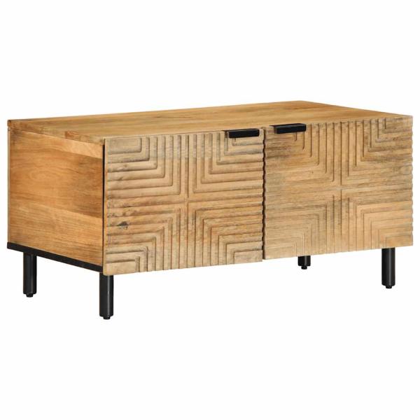 ARDEBO.de - Couchtisch Braun 80x50x40 cm Massivholz Mango