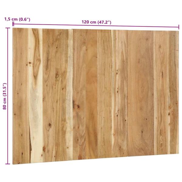 Kopfteil 120 cm Massivholz Akazie