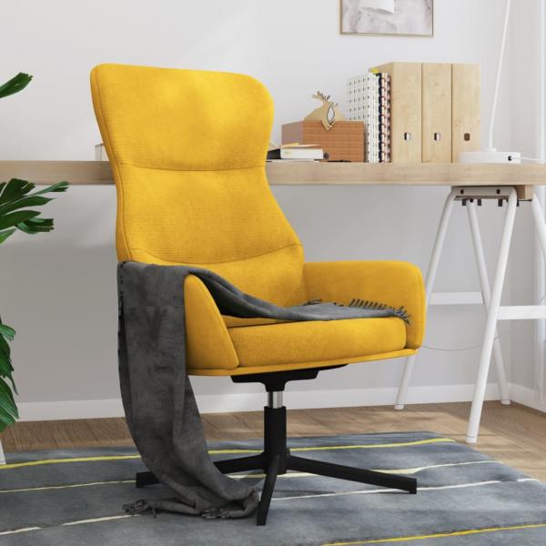 ARDEBO.de - Relaxsessel Senfgelb Samt