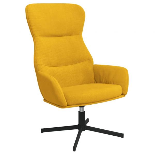 Relaxsessel Senfgelb Samt