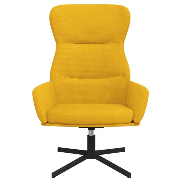 Relaxsessel Senfgelb Samt