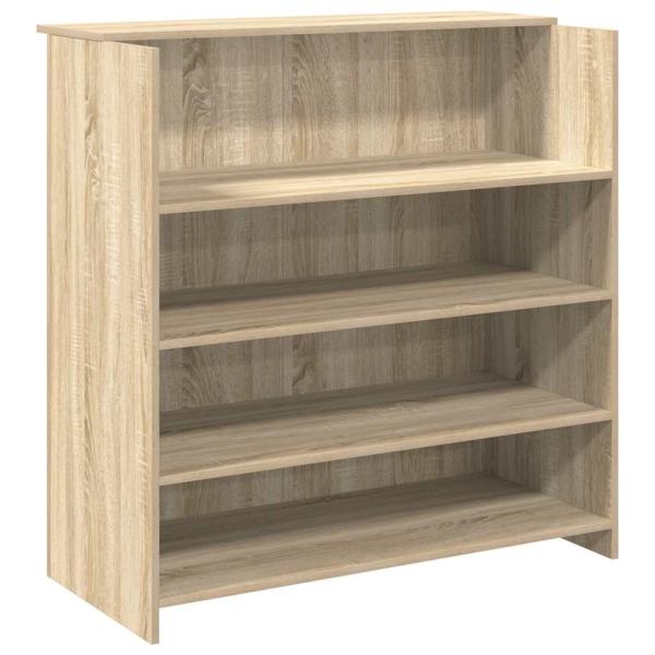 Empfangstheke Sonoma-Eiche 100x50x103,5 cm Holzwerkstoff