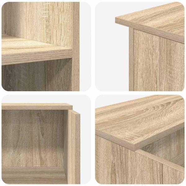 Empfangstheke Sonoma-Eiche 100x50x103,5 cm Holzwerkstoff